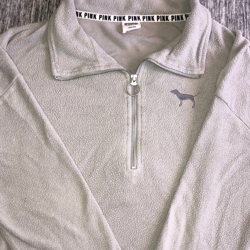 PINK pullover half-zip